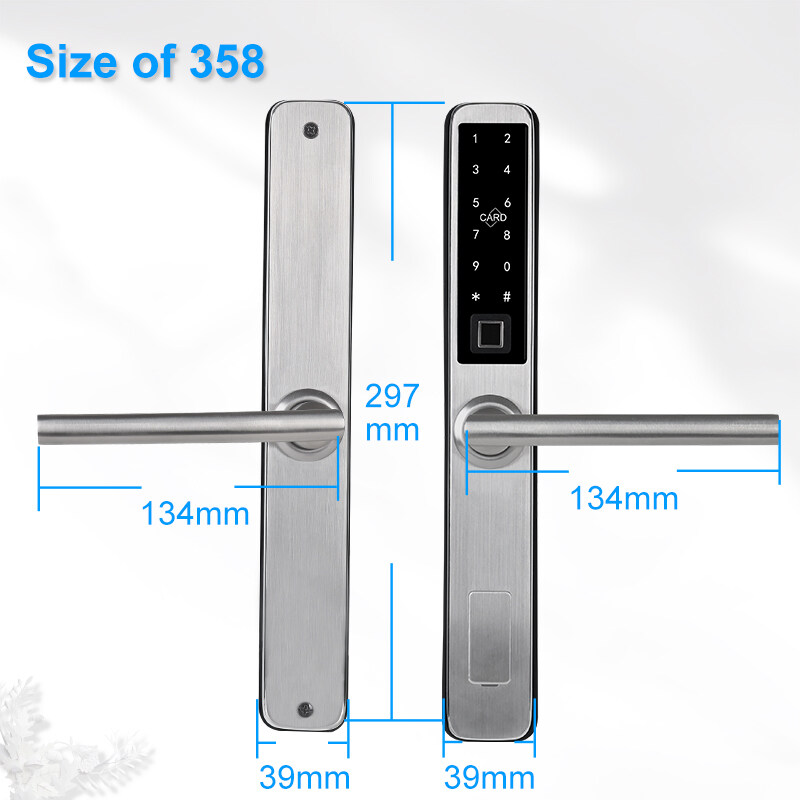 cylinder lock for sliding door, double lock for sliding door, exterior lock for sliding door, keyed lock for sliding door, keyless door lock for sliding door