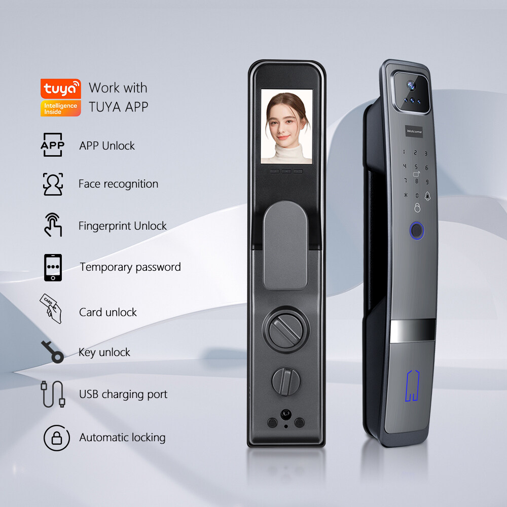 tuya smart fingerprint lock, smart lock tuya, automatic smart lock, smart lock that automatically locks, smart lock unlock automatically