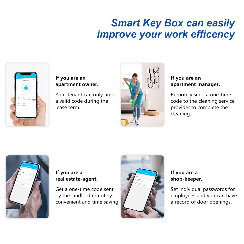 smart lock box for keys, smart key box wifi, smart key storage lock box, smart lock key box, smart key lock box with remote access