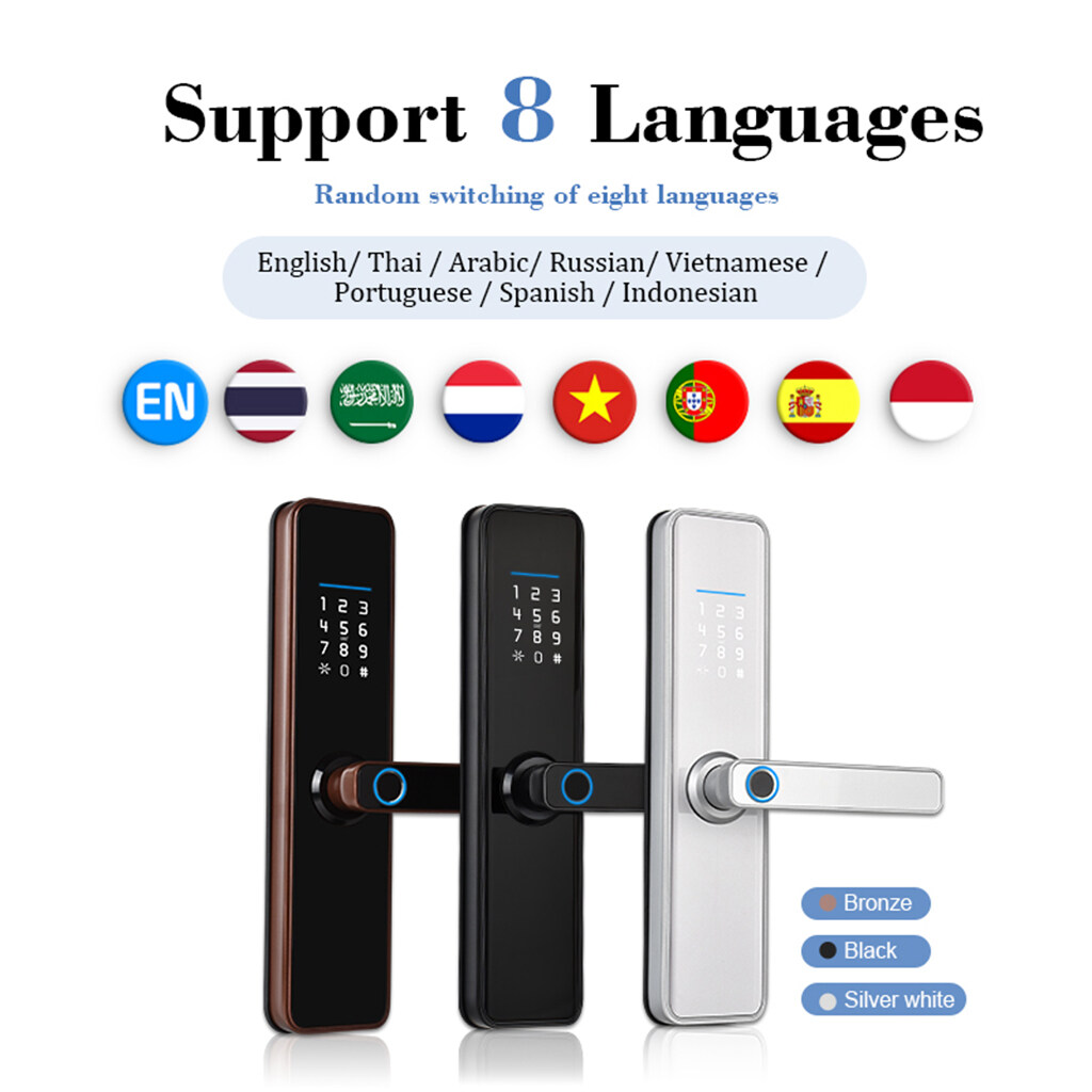 intelligent lock tuya, tuya door lock, tuya lock, tuya app door lock, tuya biometric fingerprint lock