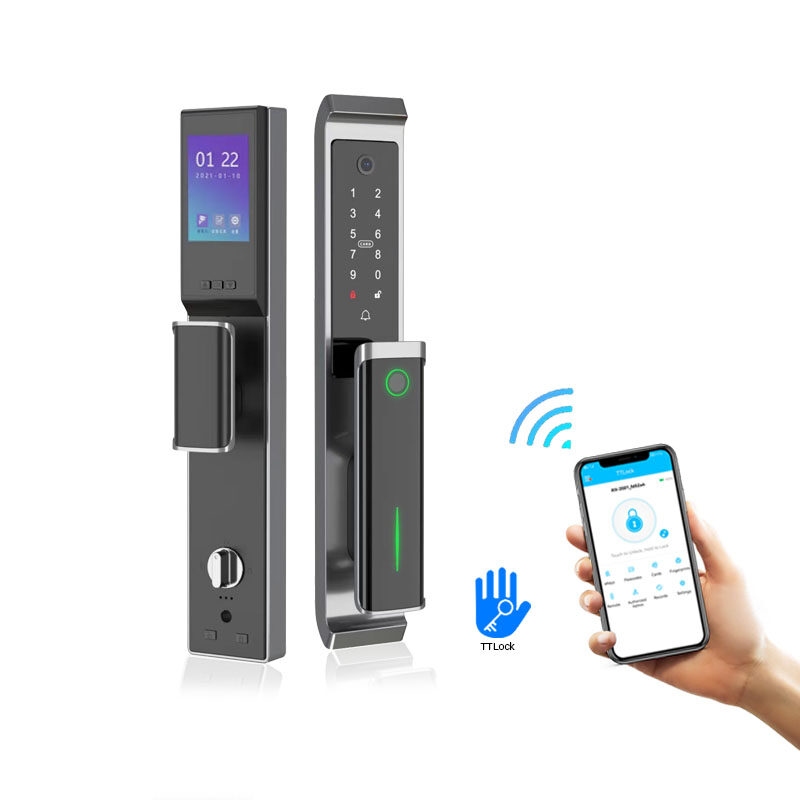 Eseye Real-time Video TTlock App Security Fingerprint Intellect Lock Smart Door Lock With Camera