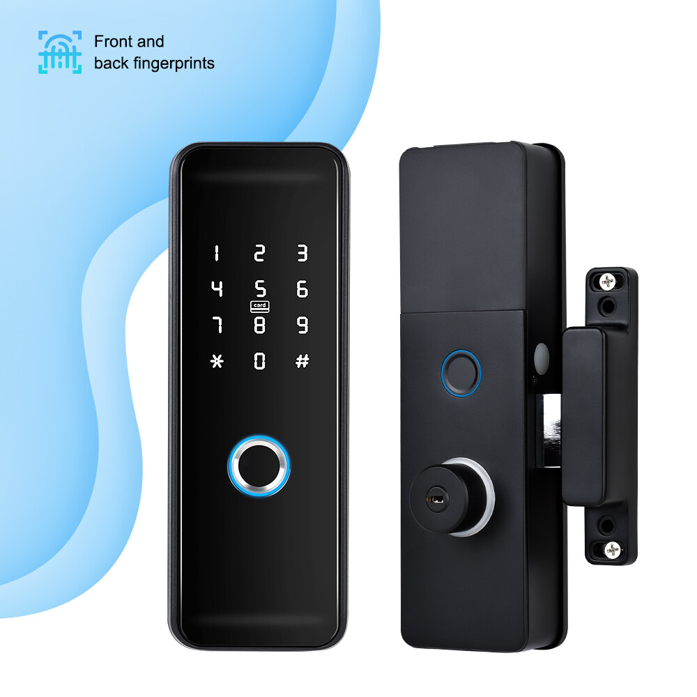 electronic locking door handle, electronic touch pad door lock, double sided electronic door locks, electronic buzzer door locks, electronic card reader door lock