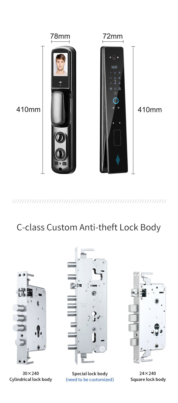 Remote WiFi Smart Locks/WiFi fingerprint lock