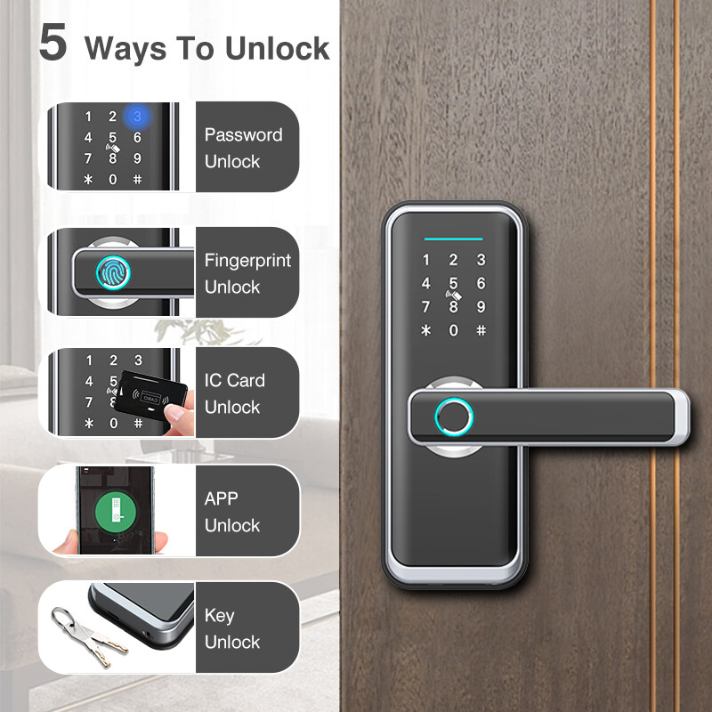 wifi access control locks, door lock with wifi controller, wifi controlled front door lock, wifi controlled gate lock, wifi controlled key lock box