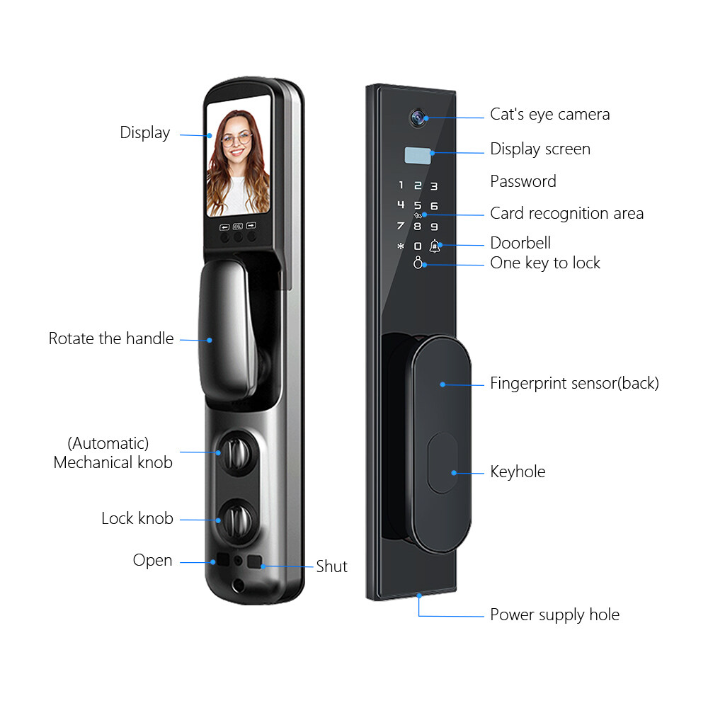 automatic electronic door lock, buy electronic door lock, door lock electronic deadbolt, double door electronic lock, double sided electronic door lock