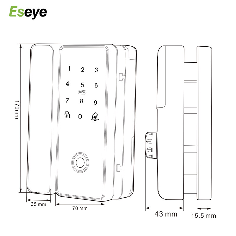 double sided keyless door lock, exterior keyless entry door lock, fingerprint keyless entry door locks, keyless door entry locks, keyless door handle lock