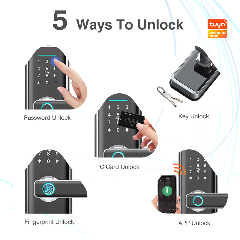 wifi access control locks, door lock with wifi controller, wifi controlled front door lock, wifi controlled gate lock, wifi controlled key lock box