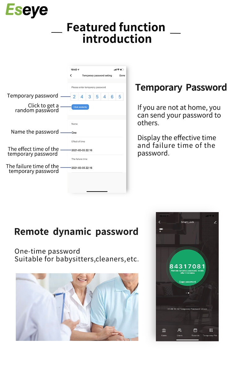 Remote WiFi Smart Locks/WiFi fingerprint lock